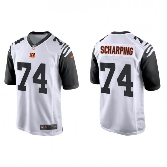 Men's Cincinnati Bengals Max Scharping White Alternate Game Jersey