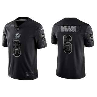 Melvin Ingram Miami Dolphins Black Reflective Limited Jersey