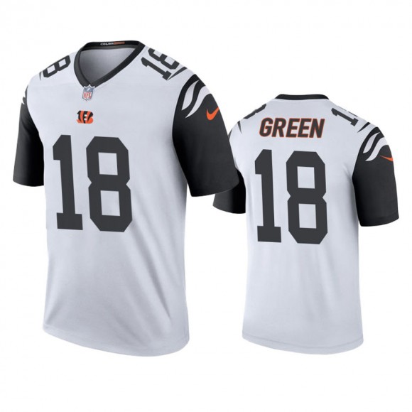 Cincinnati Bengals A.J. Green White Color Rush Legend Jersey