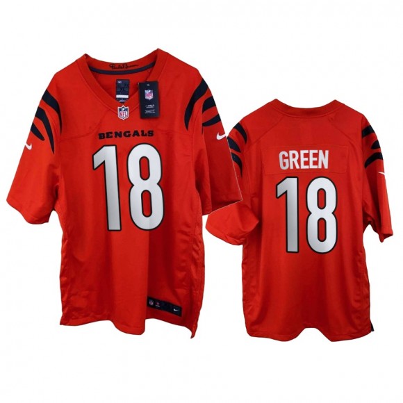 Cincinnati Bengals A.J. Green Orange 2021 Game Jersey