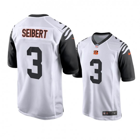 Cincinnati Bengals Austin Seibert White 2021 Alternate Game Jersey