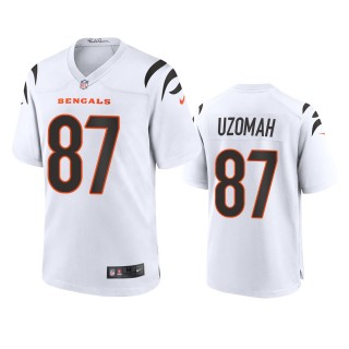 Cincinnati Bengals C.J. Uzomah White 2021 Game Jersey