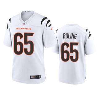 Cincinnati Bengals Clint Boling White 2021 Game Jersey