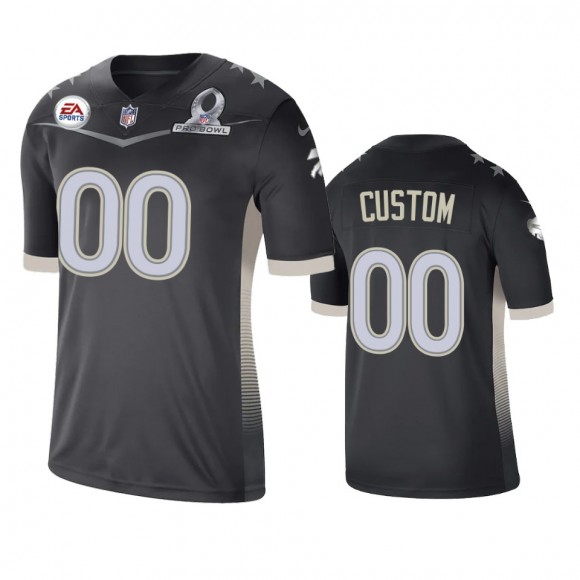 Buffalo Bills Custom Anthracite 2021 AFC Pro Bowl Game Jersey