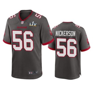 Tampa Bay Buccaneers Hardy Nickerson Pewter Super Bowl LV Game Jersey