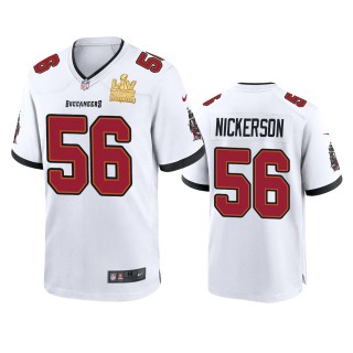 Tampa Bay Buccaneers Hardy Nickerson White Super Bowl LV Champions Game Jersey
