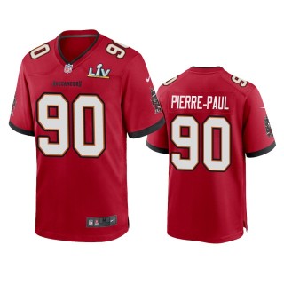 Tampa Bay Buccaneers Jason Pierre-Paul Red Super Bowl LV Game Jersey