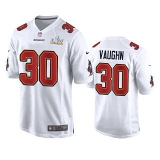 Tampa Bay Buccaneers Ke'Shawn Vaughn White Super Bowl LV Game Fashion Jersey