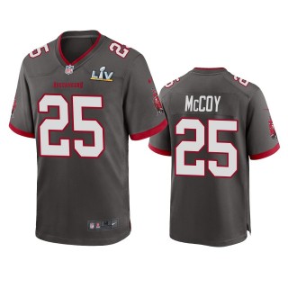 Tampa Bay Buccaneers LeSean McCoy Pewter Super Bowl LV Game Jersey