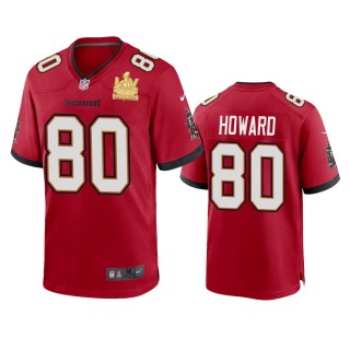 Tampa Bay Buccaneers O.J. Howard Red Super Bowl LV Champions Game Jersey