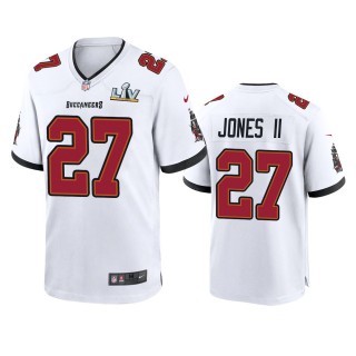 Tampa Bay Buccaneers Ronald Jones II White Super Bowl LV Game Jersey