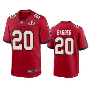 Tampa Bay Buccaneers Ronde Barber Red Super Bowl LV Game Jersey