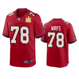 Tampa Bay Buccaneers Tristan Wirfs Red Super Bowl LV Champions Game Jersey