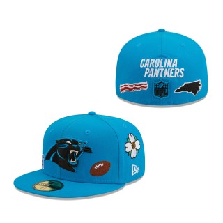 Men Carolina Panthers Blue Team Local 59FIFTY Fitted Hat