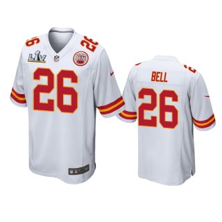 Kansas City Chiefs Le'Veon Bell White Super Bowl LV Game Jersey