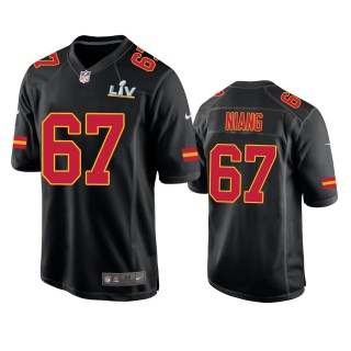 Kansas City Chiefs Lucas Niang Black Super Bowl LV Game Fashion Jersey