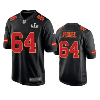 Kansas City Chiefs Mike Pennel Black Super Bowl LV Game Fashion Jersey