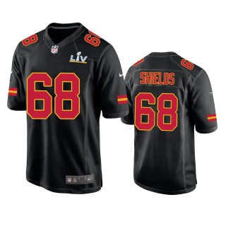 Kansas City Chiefs Will Shields Black Super Bowl LV Game Fashion Jersey