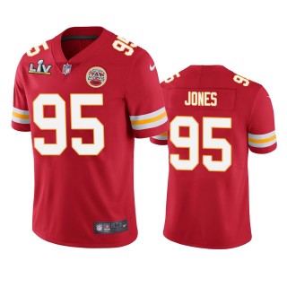 Kansas City Chiefs Chris Jones Red Super Bowl LV Vapor Limited Jersey