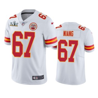 Kansas City Chiefs Lucas Niang White Super Bowl LV Vapor Limited Jersey