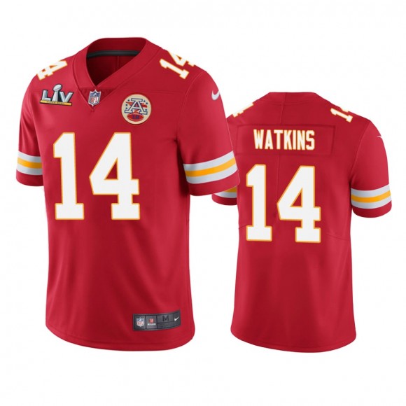 Kansas City Chiefs Sammy Watkins Red Super Bowl LV Vapor Limited Jersey