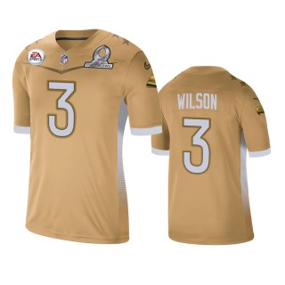 Seattle Seahawks Russell Wilson Gold 2021 NFC Pro Bowl Game Jersey