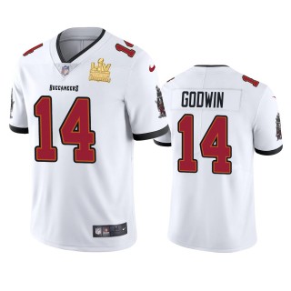 Tampa Bay Buccaneers Chris Godwin White Super Bowl LV Champions Vapor Limited Jersey