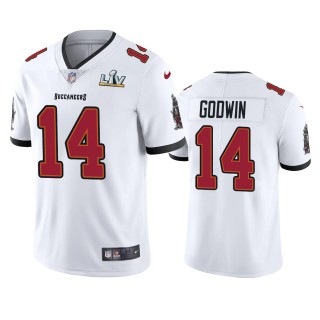 Tampa Bay Buccaneers Chris Godwin White Super Bowl LV Vapor Limited Jersey