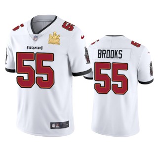 Tampa Bay Buccaneers Derrick Brooks White Super Bowl LV Champions Vapor Limited Jersey