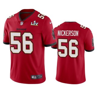 Tampa Bay Buccaneers Hardy Nickerson Red Super Bowl LV Vapor Limited Jersey