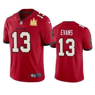 Tampa Bay Buccaneers Mike Evans Red Super Bowl LV Champions Vapor Limited Jersey