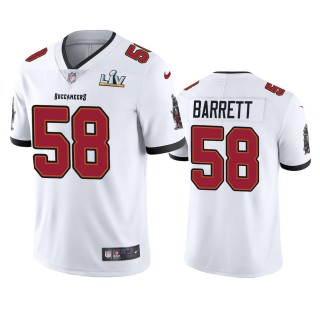Tampa Bay Buccaneers Shaquil Barrett White Super Bowl LV Vapor Limited Jersey