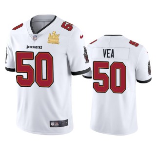 Tampa Bay Buccaneers Vita Vea White Super Bowl LV Champions Vapor Limited Jersey