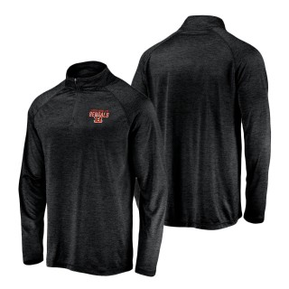 Cincinnati Bengals Black Super Bowl LVI Bound All Time Pass Quarter-Zip Pullover Top