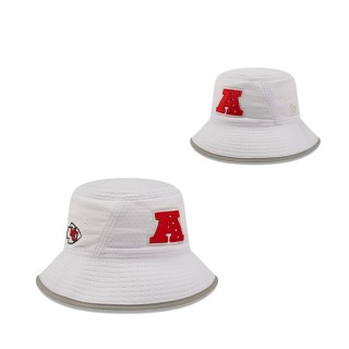 Kansas City Chiefs White AFC Logo Pro Bowl Bucket Hat