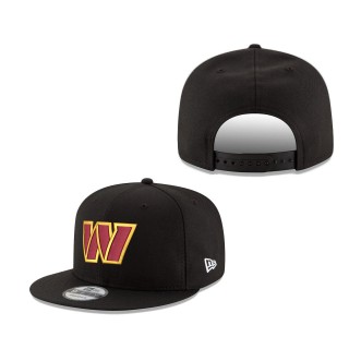 Washington Commanders Black 9FIFTY Snapback Adjustable Hat