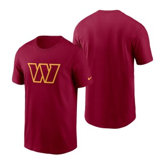 Washington Commanders Burgundy Primary Logo T-Shirt