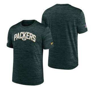Men's Green Bay Packers Green Velocity Athletic Stack Performance T-Shirt