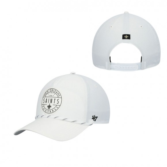 Men's New Orleans Saints White Surburbia Captain Snapback Hat