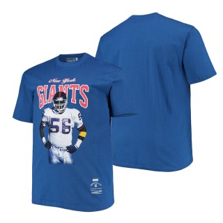 New York Giants Lawrence Taylor Mitchell & Ness Royal Big & Tall Player Name & Number T-Shirt