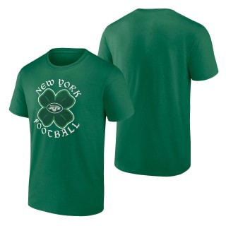 Men's New York Jets Kelly Green St. Patrick's Day Celtic T-Shirt
