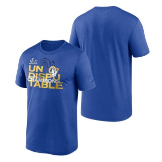 Los Angeles Rams Royal Super Bowl LVI Champions Slogan T-Shirt