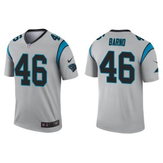 Men's Panthers Amare Barno Silver Inverted Legend Jersey