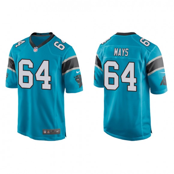 Men's Panthers Cade Mays Blue Game Jersey