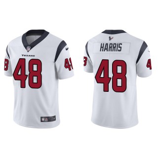 Men's Texans Christian Harris White Vapor Limited Jersey