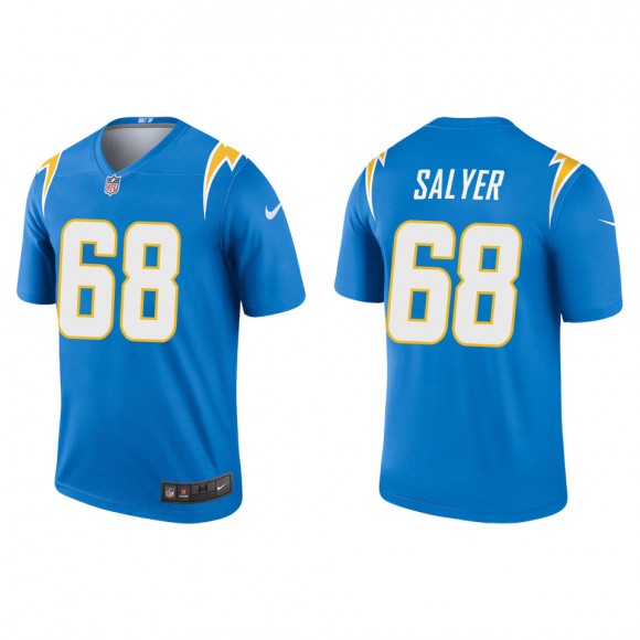 Men's Chargers Jamaree Salyer Powder Blue Legend Jersey