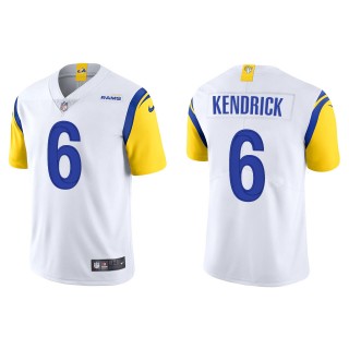 Men's Rams Derion Kendrick White Alternate Vapor Limited Jersey