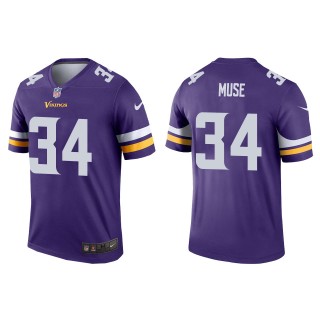Men's Vikings Nick Muse Purple Legend Jersey