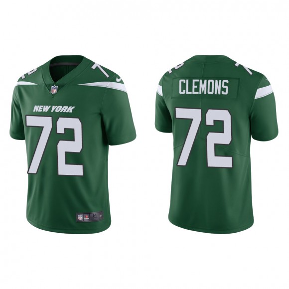 Men's Jets Micheal Clemons Green Vapor Limited Jersey