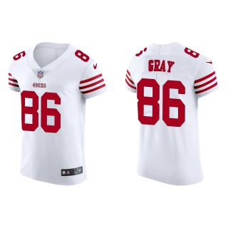 Men's 49ers Danny Gray White Vapor Elite Jersey